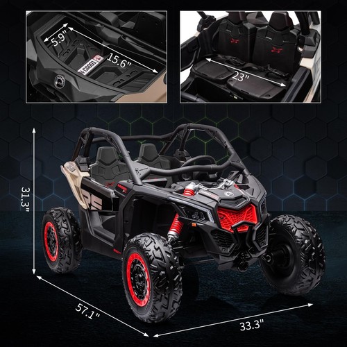 Can-Am 24V Ride on UTV Car Electric Toys 4WD Off-Road Quad, Best Gift for Kids - Picture 209 of 288