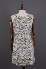 ALICE + OLIVIA Multicolor Floral Silk Bodycon Ruffle Blouson Short Dress Size 8