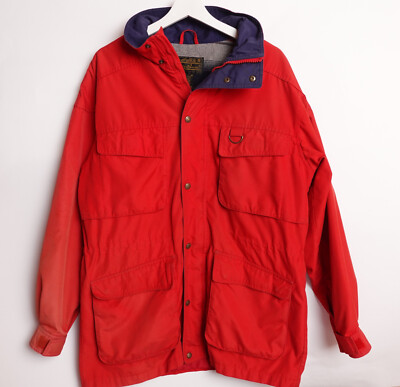 Vintage Eddie Bauer Southwestern Aztec Wool Lined Mountain Parka Jacket Medium