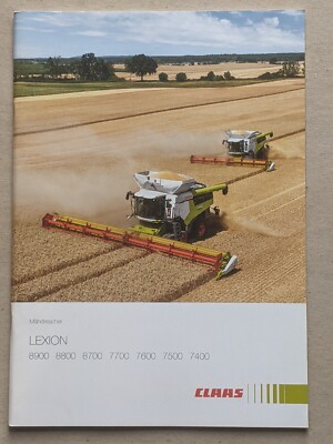 CLAAS LEXION 8900 8800 8700 7700 Mähdrescher Prospekt 11/2019 Schlepper Traktor