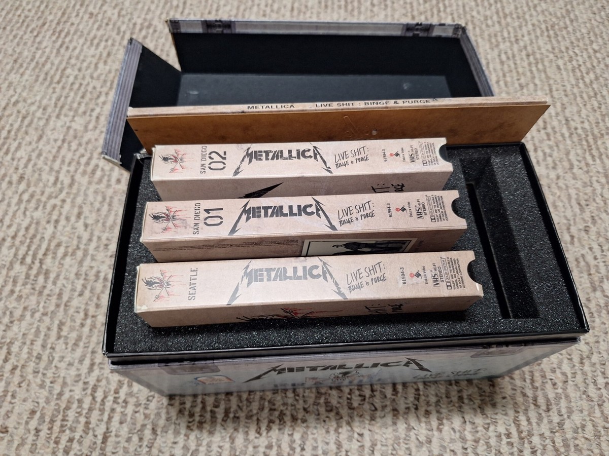 Live Shit: Binge & Purge [Box] by Metallica (CD, Nov-1993, 3