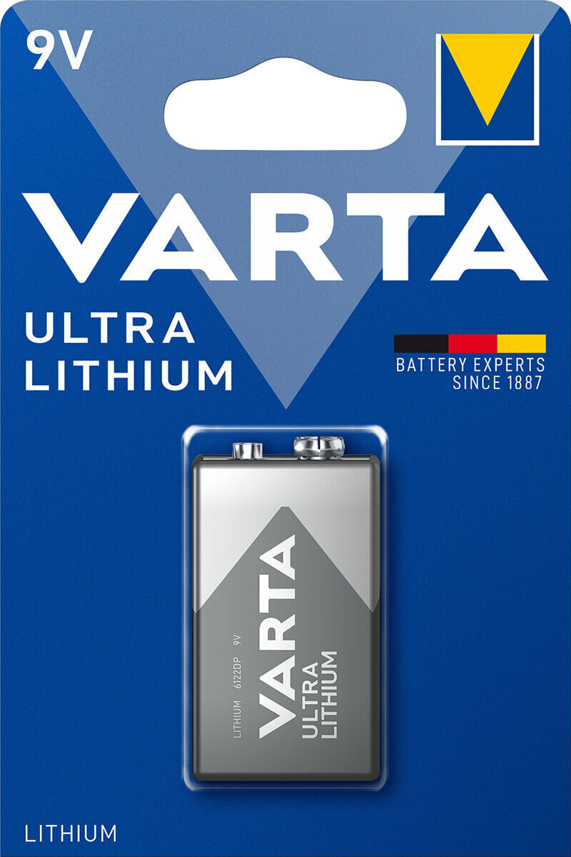 Thumbnail - Batterie Ultra Lithium 9v 1er 17,50 Mm 26,50 Mm 49,00 Mm Rauchmelder,