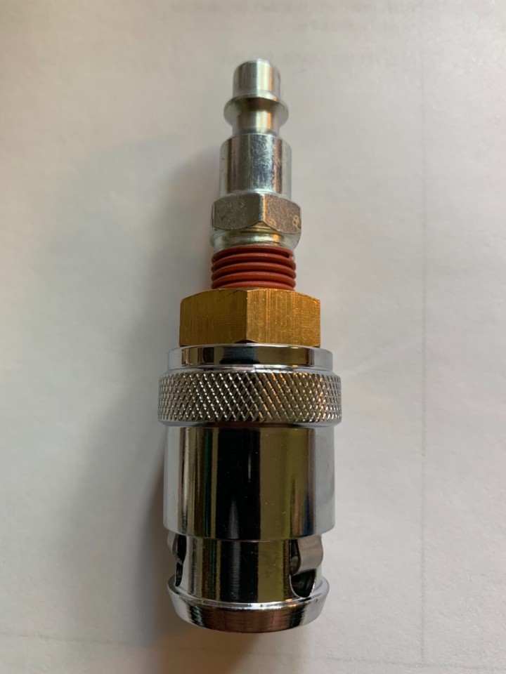 Milton 1496 Kwik Grip Safety Large Bore Air Chuck with Coupler Plug (M