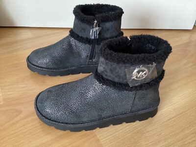 MICHAEL KORS Mädchen Schuhe Boots Stiefel Stiefeletten Neu Gr.34 mit Logo glitze