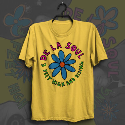 3 Feet High And Rising De La Soul Promo Classic Hip-Hop T-Shirt II077