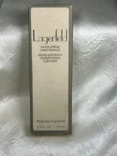 LAGERFELD 100ML BEARD SOFTENER/CONDITIONING CLEANSER (NEW WITH BOX)