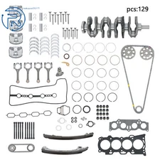 Rebuild Overhaul Kit Crankshaft Rods Timing W/ Bolt For Toyota Scion 2AZ-FE 2.4L