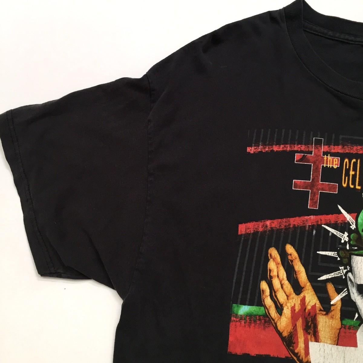 MARILYN MANSON The CELEBRITARIAN Mens XL T-Shirt Giant Tag MARILYN MANSON The CELEBRITARIAN Mens XL T-Shirt Giant Tag