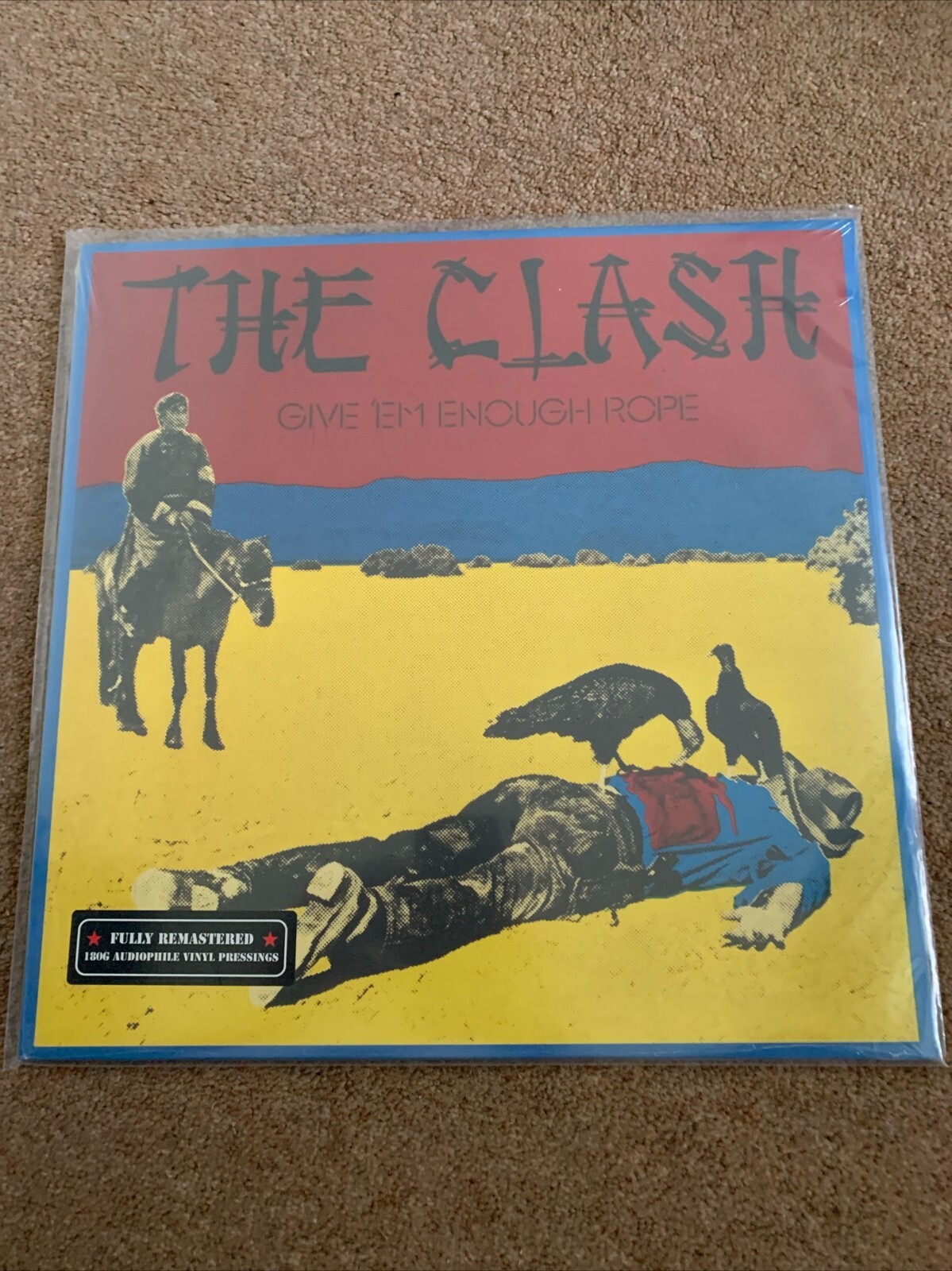 Clash - Give 'Em Enough Rope (180G/Remastered) - LP Vinyl - SEALED