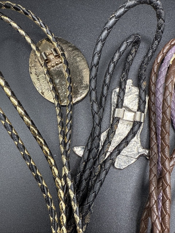 Lot Of Cowboy Bolo Ties Paw Turquoise Boot Sand Dollar Etc 1 eBay
