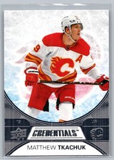 2021-22 Upper Deck Credentials #19 Matthew Tkachuk Calgary Flames