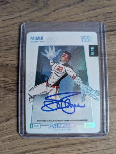 2024 Bo Jackson Battle Arena Jim Palmer #BFA114 Ice On Card Auto 18/50