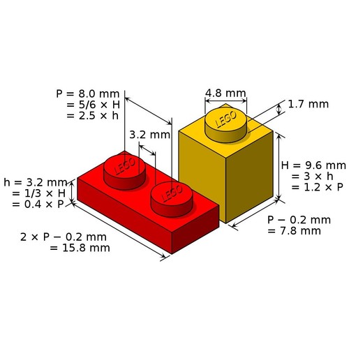 Lego Bricks 10x Bright Red 1x8 Tile Flat Thin Studless Plate 416221 4162 NEW - Picture 5 of 5