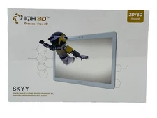 IQH3D Skyy Tablet 128GB Storage Gold Color Android 8.0 No Glasses 3D New Sealed