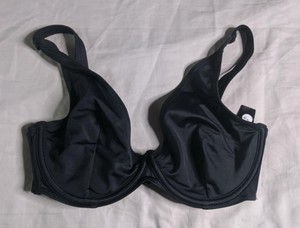 black fuller bust bikini top