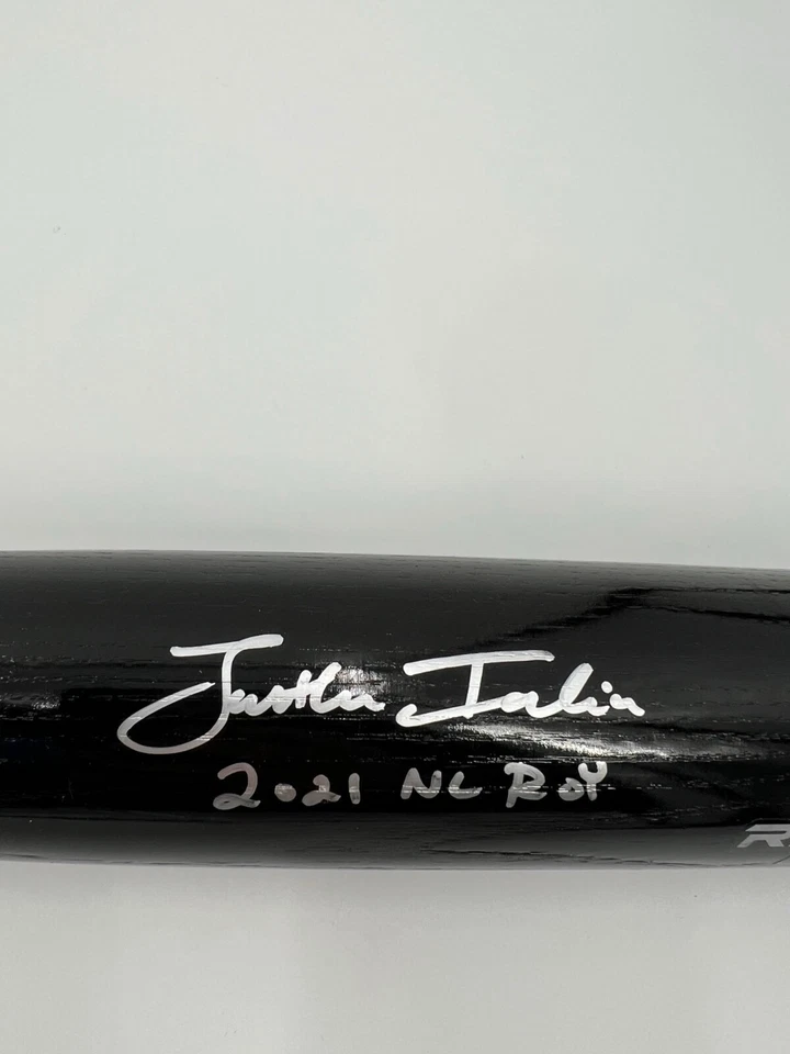 JONATHAN INDIA CINCINNATI REDS SIGNED RAWLINGS BASEBALL BAT PSA COA ROY INSC - Image 3 of 4