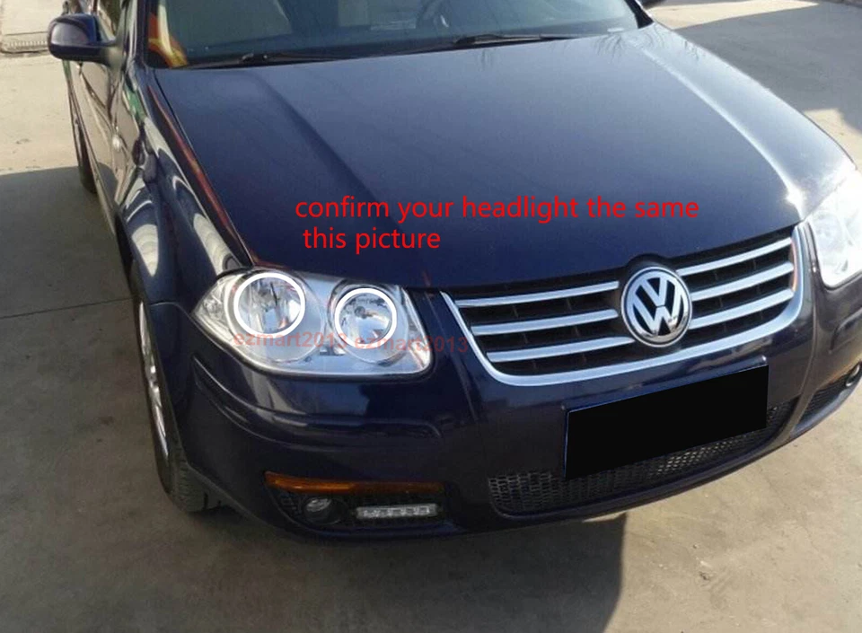 para VW Jetta City Bora Clásico A4 08-10 Dream color Flow serie Chasing RGB halo Foto 3 de 4