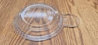 Vintage Pyrex Clear Borosilicate Glass Grab It Lid P-150-C VGC