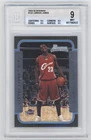 2003-04 Bowman #123 LeBron James Rookie BGS 9 RC Cleveland