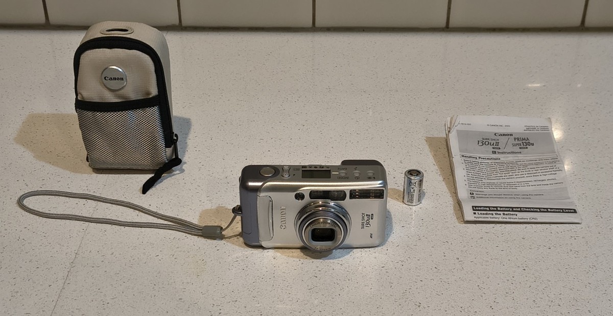 canon・フィルム式カメラ Canon Sure Shot Z155 Caption 35mm Point & Shoot Film Camera for