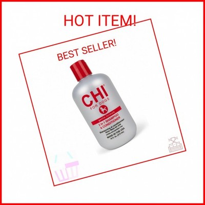 CHI for Dogs Gentle 2-in-1 Shampoo and Conditioner, pH Balanced Dog Wash with Io