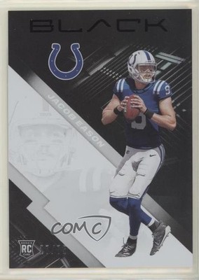 2020 Panini Black Rookies Silver 27/75 Jacob Eason #105 09u7