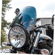 Motorcycle Double Bubble Windshield Windscreen Visor Compatible with Smoke