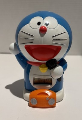 Vintage 2006 Doraemon Alarm Clock (Japan Exclusive) Walks Around On Alarm - Read