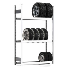 Reifenregal, R&auml;derregal, 250 kg, 2.000x1.285x400mm, 3 Ebenen, REGALWERK