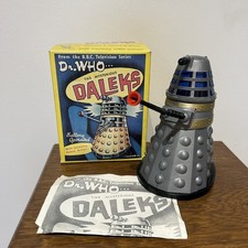 Dapol Dr Who Limited Edition Silver Dalek Action Figure Boxed Marx Toys with COA