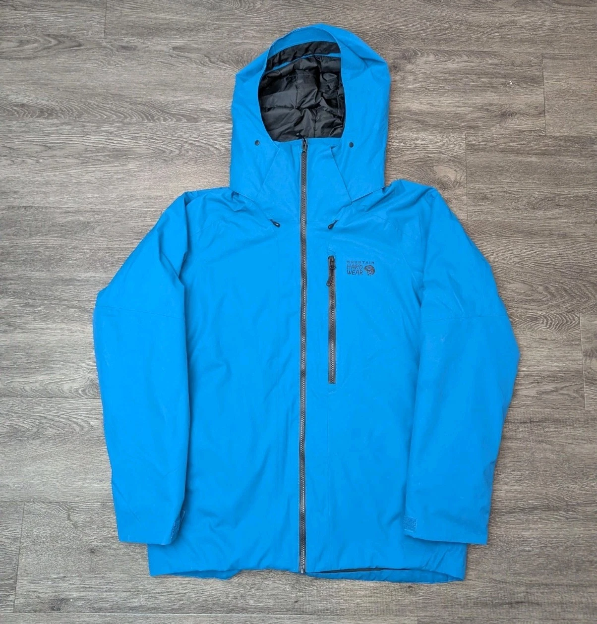 Mountain Hardwear Firefall Winter Jacket Mens Medium Light Blue Show Ski