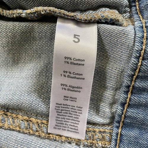 Carter’s Girls Size 5 Jean Jacket Light Wash Denim - Picture 4 of 9