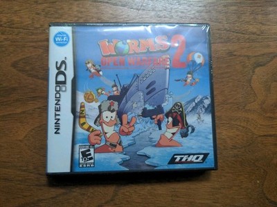 NOS Worms Open Warfare 2 Nintendo DS 2006 Brand New Factory Sealed Unopened 