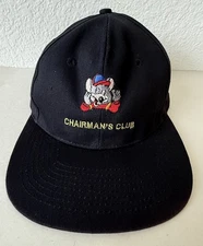 Vintage Chuck E. Cheese Chairman’s Club Snapback Hat Employee Only RARE