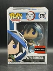 Funko Pop Demon Slayer Giyu Tomioka AAA Anime EXCLUSIVE Hashira #876 W/Protector
