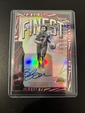 2025-26 Finest #FAU-BJ Bronny James Autograph Red/Black Vapor Refractor #/10