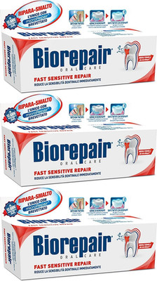 Biorepair: Fast Sensitive Repair Toothpaste with Microrepair, New Formula - 2.5