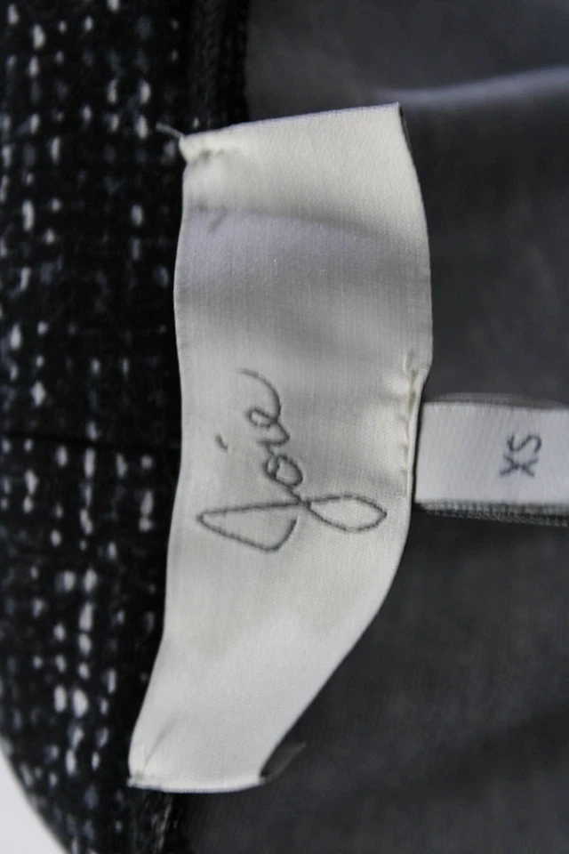 Joie Womens Elastic Waistband Mid Rise Printed Ankle Leggings Gray Size XS - Image 4 of 4