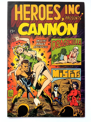 Heros Inc. Presents CANNON (1969) #1 Steve Ditko + Wally Wood VF (8.0) Ship FREE