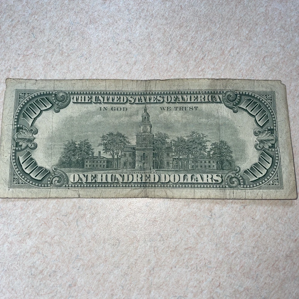 1963 $100 Dollar Low Serial Number Star Note! - Image 2 of 3