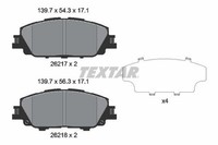 Bremsbelagsatz Scheibenbremse Vorderachse FüR Toyota Corolla Stufenheck Yaris