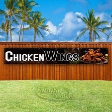 CHICKEN WINGS Advertising Food Restaurant Vinyl Banner Flag Sign USA XL02084