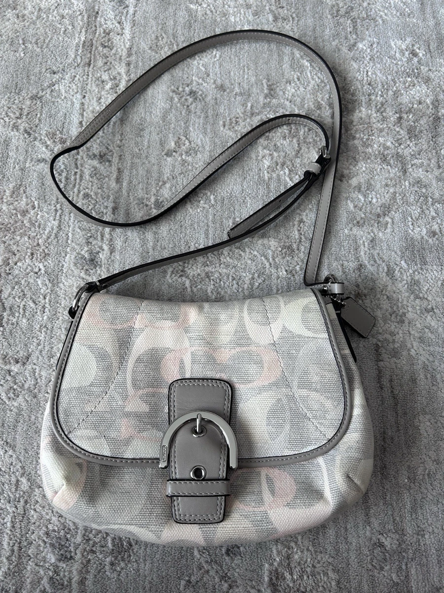 Coach Linen Shoulder Bags for Women for sale | eBay
