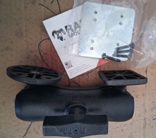 RAM Double Ball Mount with Round  Rectangular Plate RAP 101U-225-XAT1