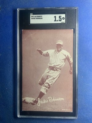 1947-66 Exhibits - W461 Jackie Robinson (RC) for sale online | eBay