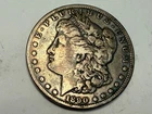 1890-CC Carson City Morgan silver dollar. Fine+. #num2