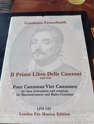 Il Primo Libro Delle Canzoni - Vier Canzonen/Vier Canzonen für Bassinstrument
