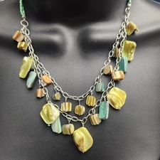 Hand-made Jasper Necklace 19"