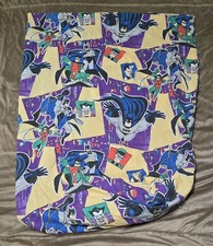 Vintage 1995 Dc Comics Batman Robin Twin Size Fitted Sheet