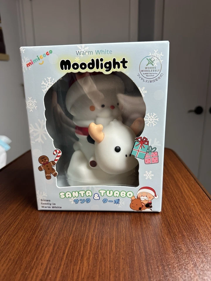 Mimicoco Santa & Turbo Moodlight Blanco Cálido LED Inalámbrico Luz Nocturna Nuevo Foto 4 de 4